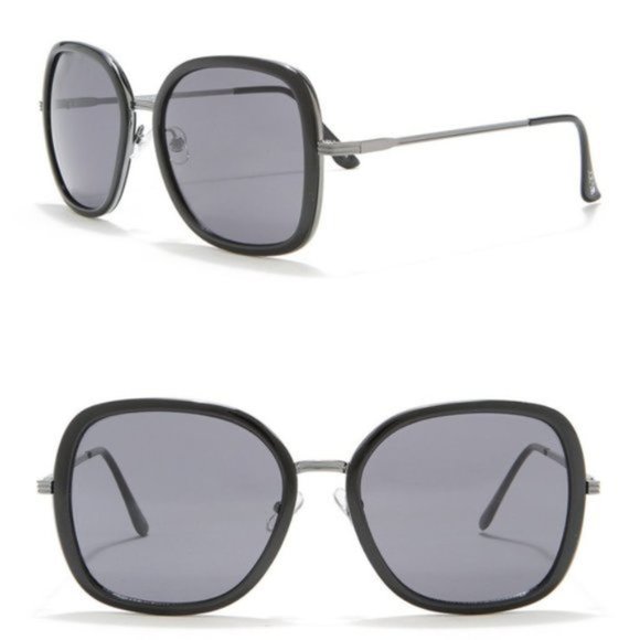 Joe's Jeans Sunglasses NWT Oversized 57mm Square UV Trendy Vacation Gift bday - Picture 9 of 12